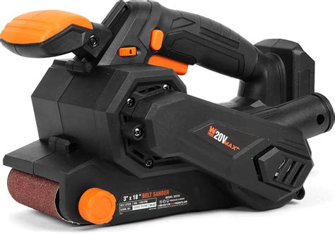 Wen Cordless Belt Sander Variable Speed Handheld And