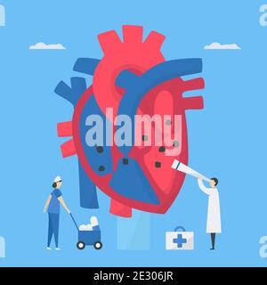 Ilustraci N Del Vector De Cardiolog A Esta Enfermedad Llama