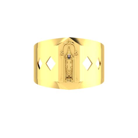 Lord Balaji Gold design Ring For Men crafted in 14k/18k Yellow Gold ...