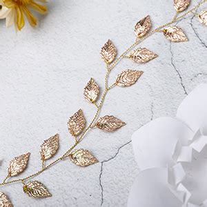 Amazon JAKAWIN Leaf Bride Wedding Hair Vine Gold Hair Piece