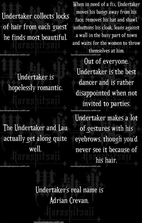 Black Butler Undertaker Quotes. QuotesGram