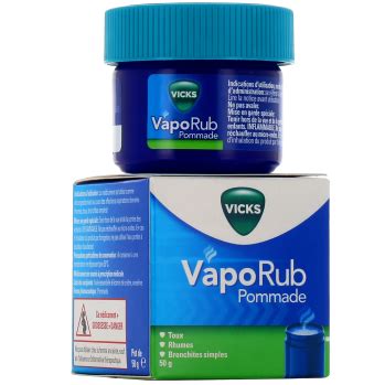 Vicks Vaporub Rhume Toux Bronchite