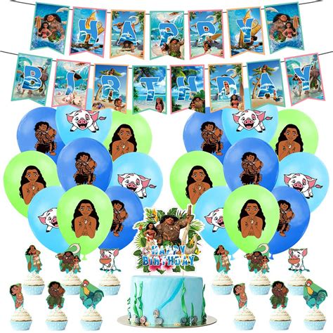 Buy Moana Party Balloons Pieces Moana Party Supplies Birthday