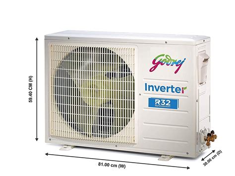 Godrej 1 5 Ton 3 Star Inverter Split AC Copper GIC 18ATC3 WSA White