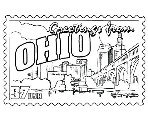 Ohio State Coloring Pages At GetColorings Free Printable