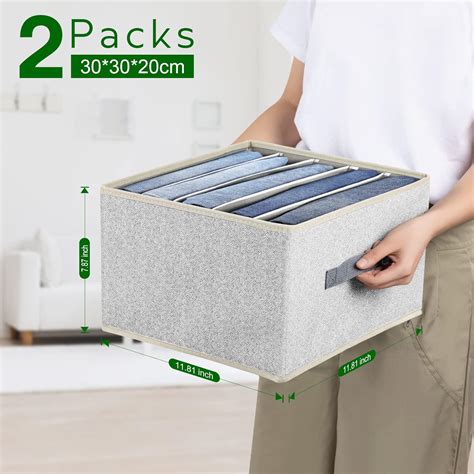 Buy Homsorout Clothes Organizer For Folded Clothes Drawer Organizer