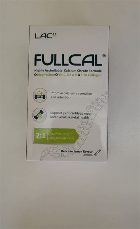 Lac Fullcal 30 Sticks Health And Nutrition Health Supplements Vitamins