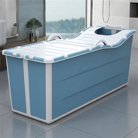 Large Thick Folding Bathtub Portable Collapsible Bath Bucket For