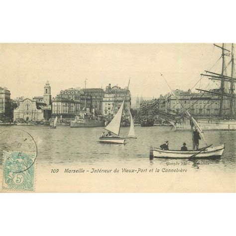 Marseille Barques Et Voilier De P Cheurs Au Vieux Port Et