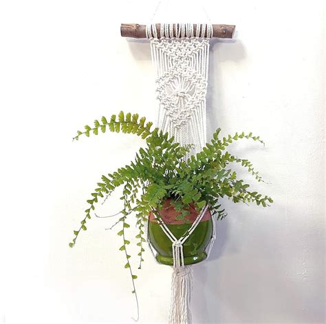 Kit Diy Macrame Porte Plante Mural N D Butant Instructions Fran Ais