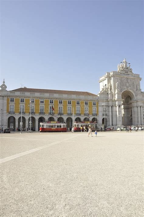 Lisbon 14th July Praca Do Comercio Square Of Lisbon Capital Of