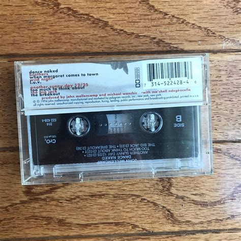 John Mellencamp Dance Naked Cassette Tape 5 Depop