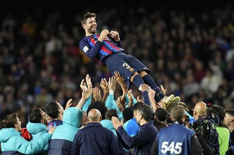 Football Barcas Pique Says He Felt Liberated With Decision To Retire