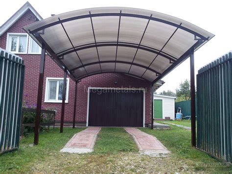 Навесы из поликарбоната для машины Щербинка | Carport sheds, Outdoor ...