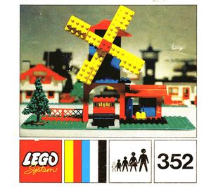 LEGO Windmill And Lorry Set 352 Instructions Set Brick Owl LEGO