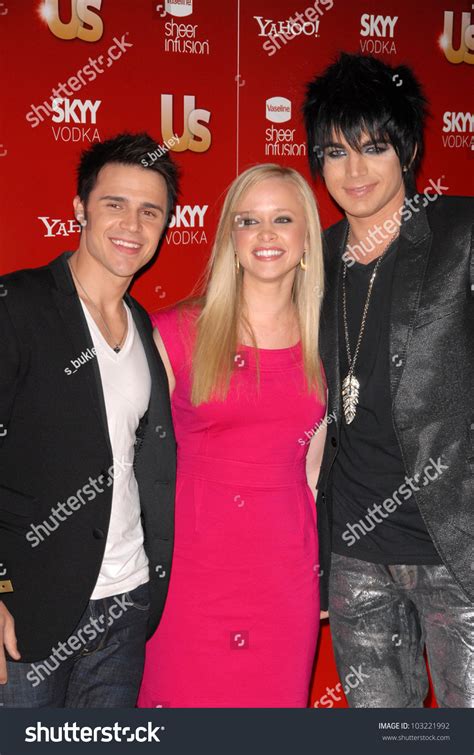 Kris Allen Wife Adam Lambert Us Stock Photo 103221992 | Shutterstock