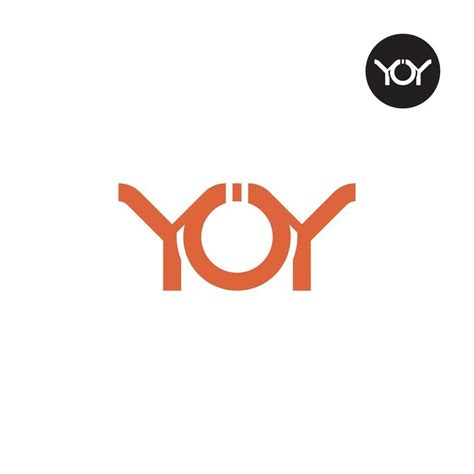 Letter Yoy Monogram Logo Design 34466340 Vector Art At Vecteezy