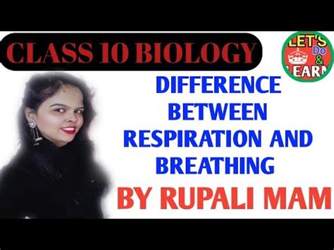 Difference Between Respiration And Breathing Class 10 Biology 25