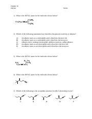 Alkynes Hw Fall Docx Chapter Alkynes Name What Is The