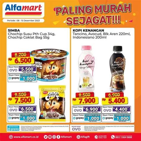 Promo Alfamart Paling Murah Sejagat Sampai Desember Susu Anak Harga