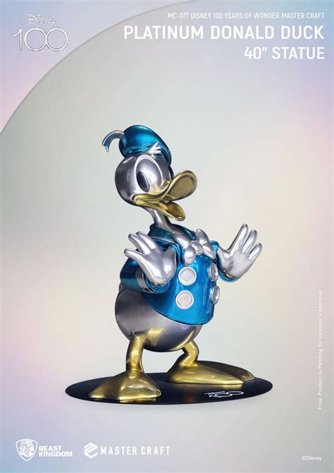 Mickey Mouse And Friends Go Platinum With Beast Kingdom Statues