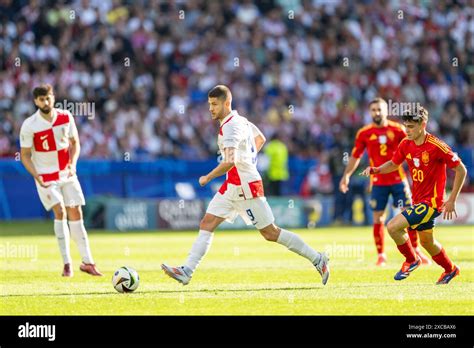 Berlin Germany Th June Andrej Kramaric Of Croatia Seen