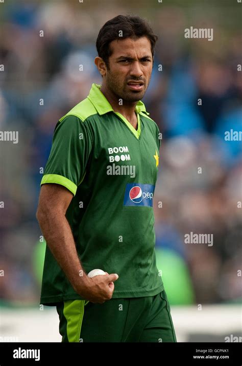 Pakistans Wahab Riaz During Hi Res Stock Photography And Images Alamy