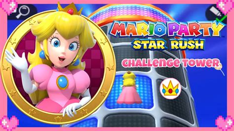 Mario Party Star Rush Challenge Tower Peach Gameplay Youtube