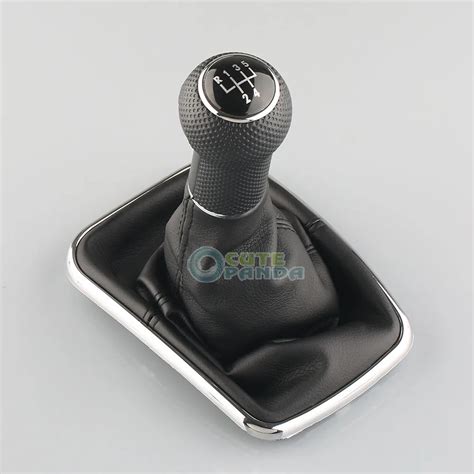 Shifter Gear Shift Knob Boot For Vw Mk Mkiv Golf Gti Jetta Bora