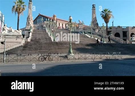 Stairs Of Gare De Marseille Saint Charles He Main Railway Station And