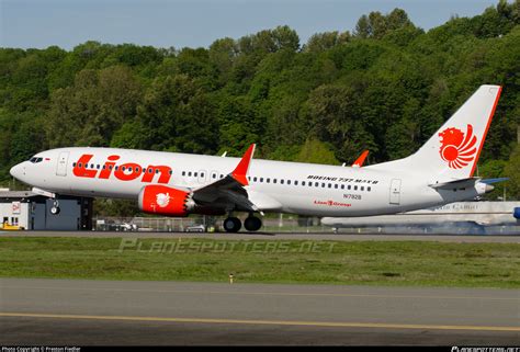 N B Lion Air Boeing Max Photo By Preston Fiedler Id