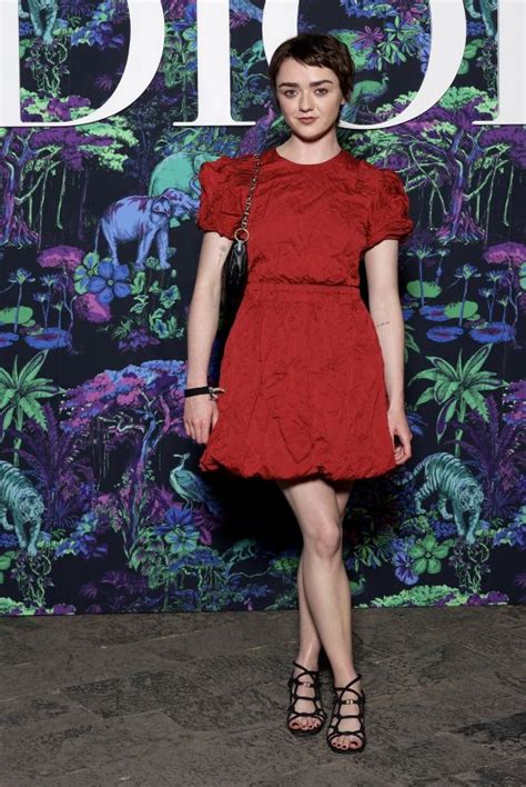 MAISIE WILLIAMS At Christian Dior Fall 2023 Collection Fashion Show In