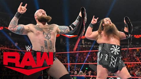 The Viking Raiders Capture Raw Tag Team Titles Raw Oct