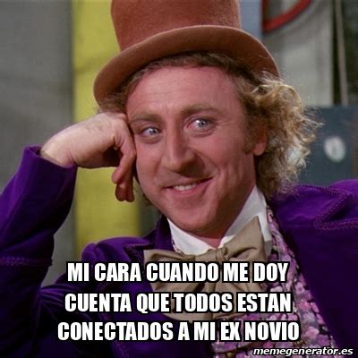 Meme Willy Wonka Mi Cara Cuando Me Doy Cuenta Que Todos Estan