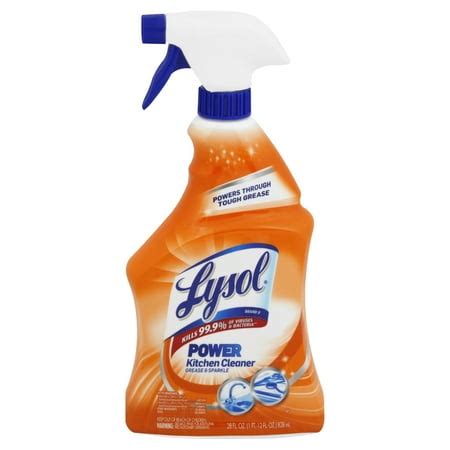 Lysol Power Kitchen Cleaner Spray, 28 Ounce - Walmart.com