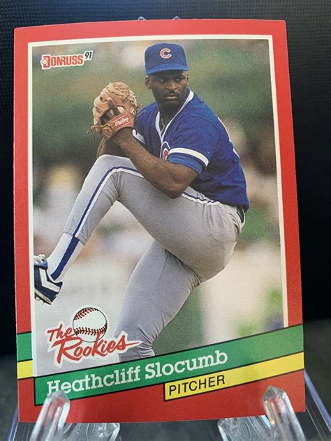 Heathcliff Slocumb 1991 Donruss The Rookies 25 RC Chicago Cubs EBay