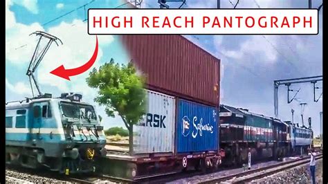 First Electric Hauled Double Stack Container Train Indian Railways