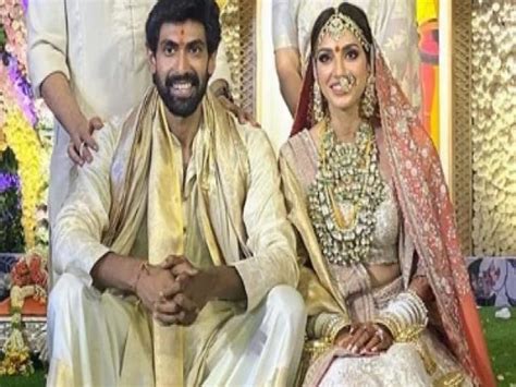 Rana Daggubati Miheeka Bajaj Wedding See Their First Pics As A Married