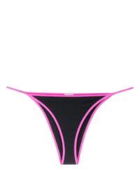 Ganni Two Tone Thong Bikini Bottoms Eraldo Uk