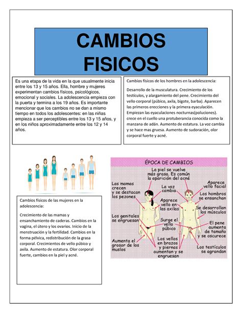 Cmabios fisicos Libro de física CAMBIOS FISICOS Es una etapa de la