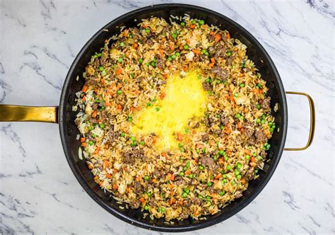 Easy And Tasty Ground Beef Fried Rice Dinner By Six