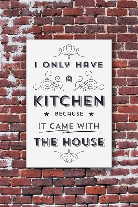 Kitchen Art Typographic Poster Canvas Typographic Print 16x24