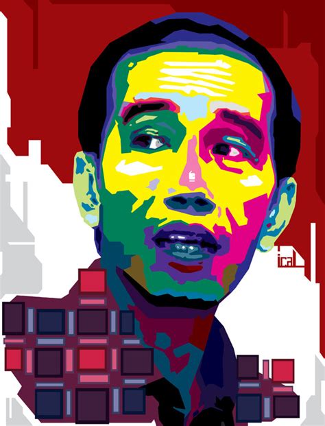 Jokowi Joko Widodo Artwork By Ical Kaskus