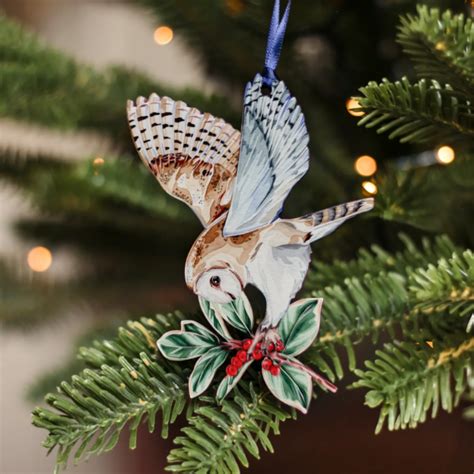 Barn Owl Christmas Decoration