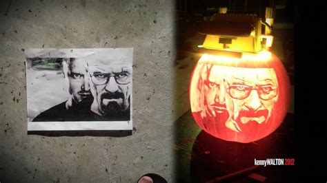 Breaking Bad Pumpkin Carving Timelapse Youtube