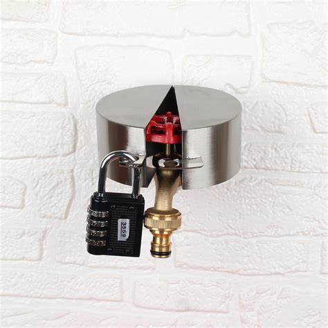 Outdoor Faucet Lock System Prevent Water Theft And Stop Unauthorized