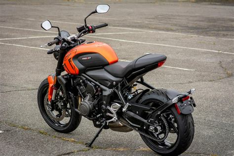 Triumph Trident Matte Baja Orange Matte Storm Grey For Sale