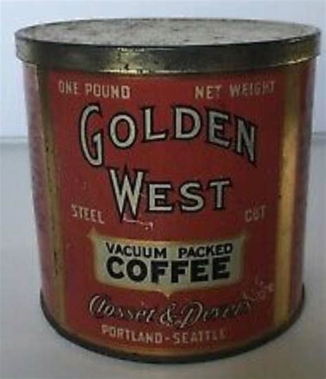 Golden West Coffee 1 Lb Vintage Tins Vintage Coffee Coffee Grinders