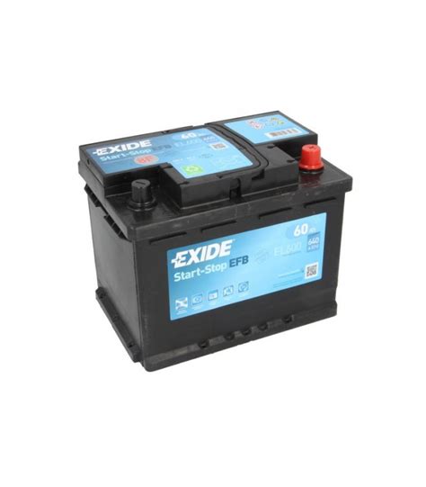 Аккумулятор Exide 60Ah 640A START STOP EFB EL600 купить в Киеве цена