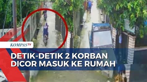 Terekam Cctv Detik Detik Kedatangan Korban Wanita Yang Dicor Di